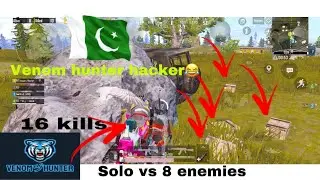 Venom hunter  best gameplay ever || missed chicken dinner || 14 kills||