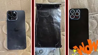 Wraping Iphone 15  Pro Max Black Edition Unique Style