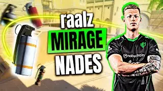 raalz (15-6) Mirage - Every nade used | CCT 2023 Online Finals 5