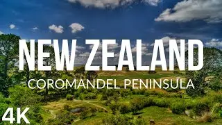 4K Video Flying Over Coromandel Peninsula