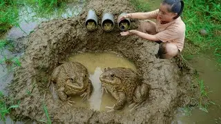 Primitive Frog Hunting: Building a Traditional Trap With No Modern Tools