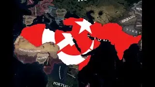 Turkey forms an Islamic Soviet Republic in HOI4! (timelapse!)