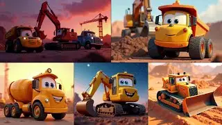 Construction Vehicles on Duty | Fun Kid Songs