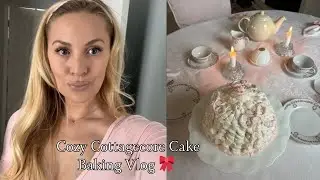 Уютный видеоблог о доме в стиле коттеджкор 🎀 Выпечка сказочного торта