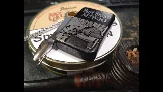 Smoking St Bruno on a rainy day in Wales