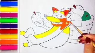 Dora the Explorer //Fox Swiper// Лисёнок-вор Жулик//Draw paints/ Coloring for children