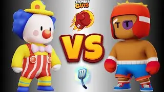 WAR SKIN Clown VS Boxer Block Dash War | Stumble Guys Live