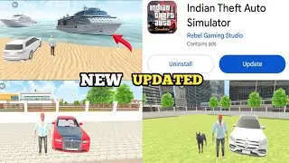 Indian theft auto simulator secrate features🔥| New updates |New car add + flying car add | GTA v 😍💥
