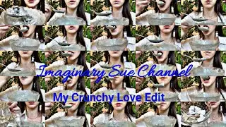 @mycrunchylove Dry Clays In Clay-Chalk Paste Asmr ll Imaginary Sue Channel ll
