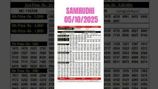 🔥SAMRUDHI SM-23 Result Today LIVE |5 october 2025|Kerala Lottery Live Draw #keralastatelotteryresult