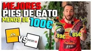 Los MEJORES pies de gato para PRINCIPIANTES de menos de 100€ | La Sportiva Tarantula vs Ocun Jett QC