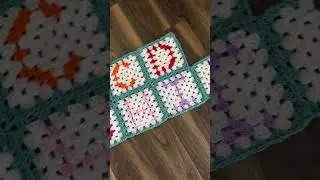 Project for Beginners - Alphabet Granny Square Crochet Baby Blanket #babyblankets #crochettutorial