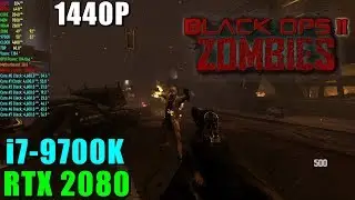 Call of Duty Black Ops 2 Zombies RTX 2080 & 9700K@4.6GHz | Max Settings 1440P