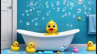 Stop Bouncing in the Bathtub &ndash; Water Everywhere! + More | Fun Bath Time Rhyme for Kids