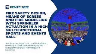 Means of Egress & Fire Modelling w/ Sprinkler Actuation - High Multifunctional Sports & Events Hall