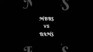MBBS vs BAMS Comparison🔥| BAMS is Better Than MBBS 🤔 #shorts #neet #neetmotivation #Neetaspirant