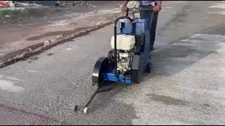 Slep cutter machine testing #trending #viralvideo #youtubeshorts #slepcutter #roadcutting machine 