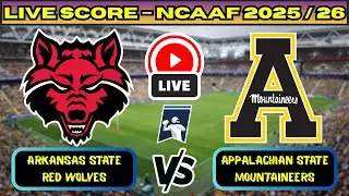 🔴 Arkansas State Red Wolve vs Appalachian State Mountaineer NCAAF Football Live Score Update Nov 29