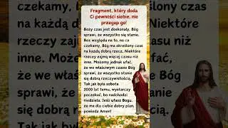 Fragment, kt&oacute;ry dodaCi pewności siebie, nie przegap go🙏🌹#modlitwa #Miłość #b&oacute;g #jezus #wiara #Biblia