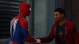 Spiderman saves miles from goons || Marvel's Spider-Man Remastered PC gameplay