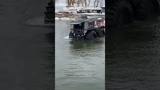 ARGO SHERP Plays in Deep Water #amphibious #argo #4x4 #atv