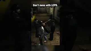 Не связывайтесь с полицией Лос-Анджелеса. #gta #gtaiv #gta4