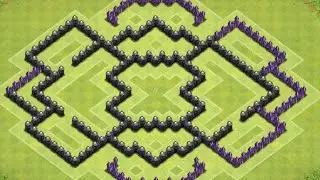 EPIC+BEST Town Hall Level 8 farming Base for Clash of Clans