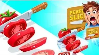 perfect slices game livestream now #short #shortsfeed🔪 viral shorts game video