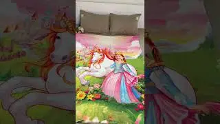 Princess Girl Fairy Tale Unicorn | Personalized Photo Blanket