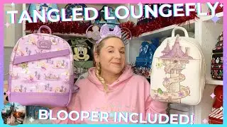 Tangled Rapunzel Loungefly Backpacks Haul Review Truffle Shuffle Very Neko Disney Princess Blooper