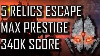 Extinction - 340 000 score - 5 relics escape - MAX PRESTIGE - Cod Ghosts