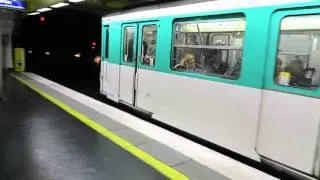 Paris Metro: Pere Lachaise Station Line 3 15 October 2015