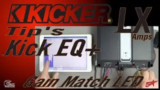 Kicker's new LX Kick EQ+ and Gain match light up dial