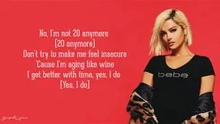 Bebe Rexha - Not 20 Anymore (Lyrics)