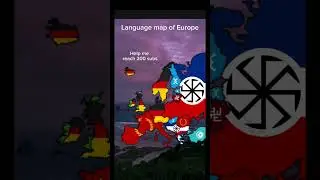 language map of Europe #geographythroughmaps #languages #map #europe #geography #mapping
