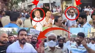 AIMIM party MLA Majid Hussain Vs Congress leader Feroz Khan Fight || Viral news |