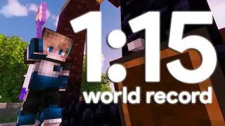 [WR] Minecraft in 1:15 (Set Seed Speedrun)