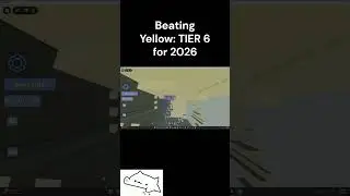 yellow tier 6 completion!! #roblox #obby #tier6 #gg