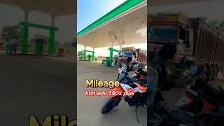 ktm adventure 390 x plus mileage #ktmadv390xplusmileage #shorts