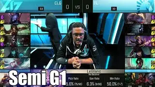 CLG vs Team Liquid | Game 1 Semi Finals S6 NA LCS Spring 2016 Playoffs | CLG vs TL G1 1080p
