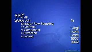 MSBI (SSIS 16) Session 36  Merge, Union All, Pivot, UnPivot, Merge Join, Row Sampling, Script