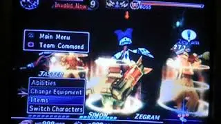Rogue Galaxy Ghost Ship Extreme 10th floor boss - Simon is overpowered