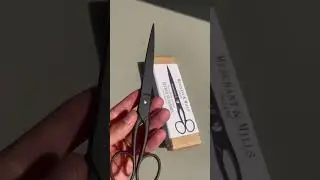 Nůžky na pap&iacute;r Merchant & Mills Matt Black Studio 9 #tokyotools #tokyotoolspraha