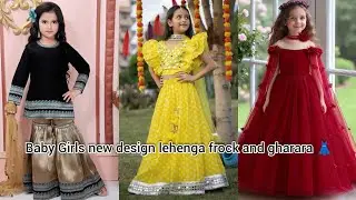 Latest kids gharara lehenga and frock and salwar suit design#party wear and comfortable