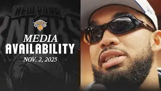 Coach Mike Brown, Jalen Brunson & Karl-Anthony Towns Postgame Media | November 2, 2025