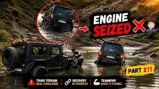 Pani Mei bure fass gaye🥵😱Ab Raat ko kya hoga⁉️Engine Seized ❌