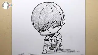 How to Draw Chibi Anime Ryunosuke Rkutagawa From Blue Lock