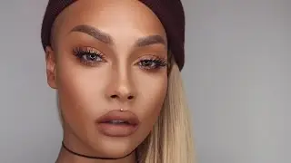 MONOCHROMATIC FALL MAKEUP TUTORIAL | FULL COVERAGE FOUNDATION CONTOUR HIGHLIGHT | SONJDRADELUXE