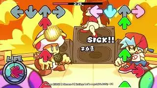 FNF Super Funkin' Galaxy- Toad Brigade (Remix) (Toad Vs Bf)