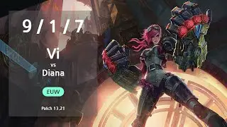 Vi Jungle vs Diana - EUW Master Patch 13.21